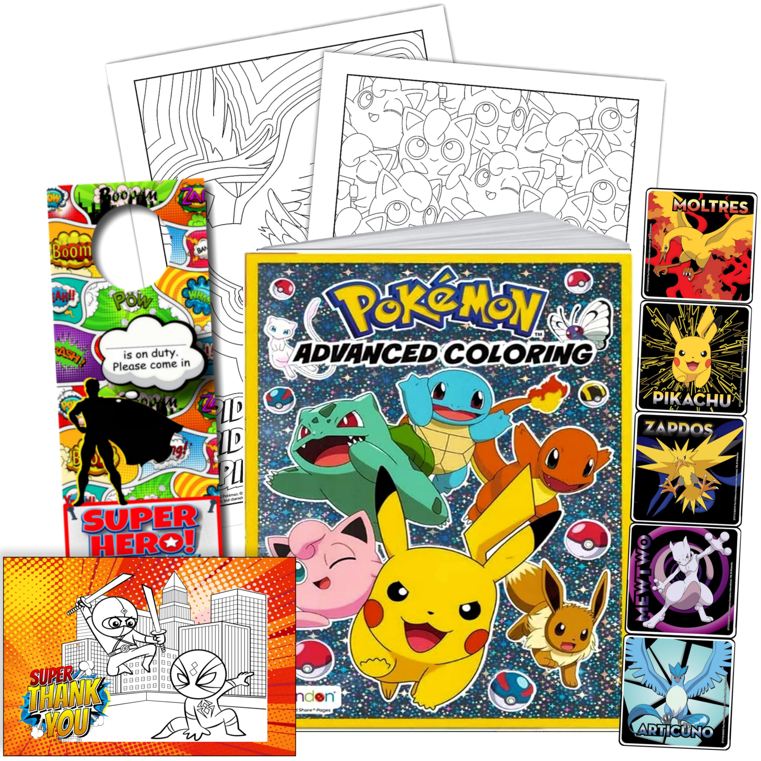 Foto 2 pulgar | Set De Actividades Bendon Pokémon Advanced Para Colorear Con Pegatinas - Venta Internacional.
