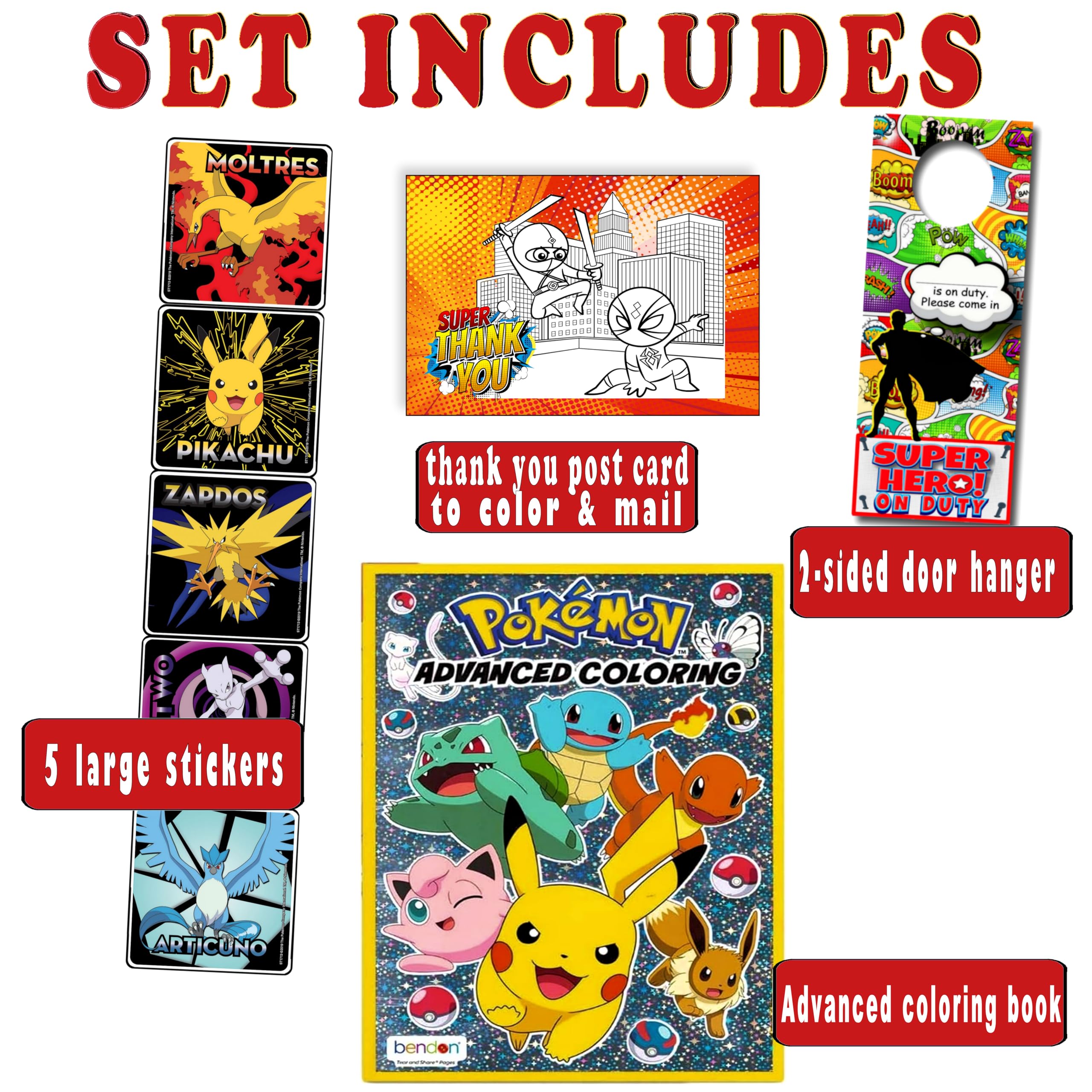 Foto 3 pulgar | Set De Actividades Bendon Pokémon Advanced Para Colorear Con Pegatinas - Venta Internacional.