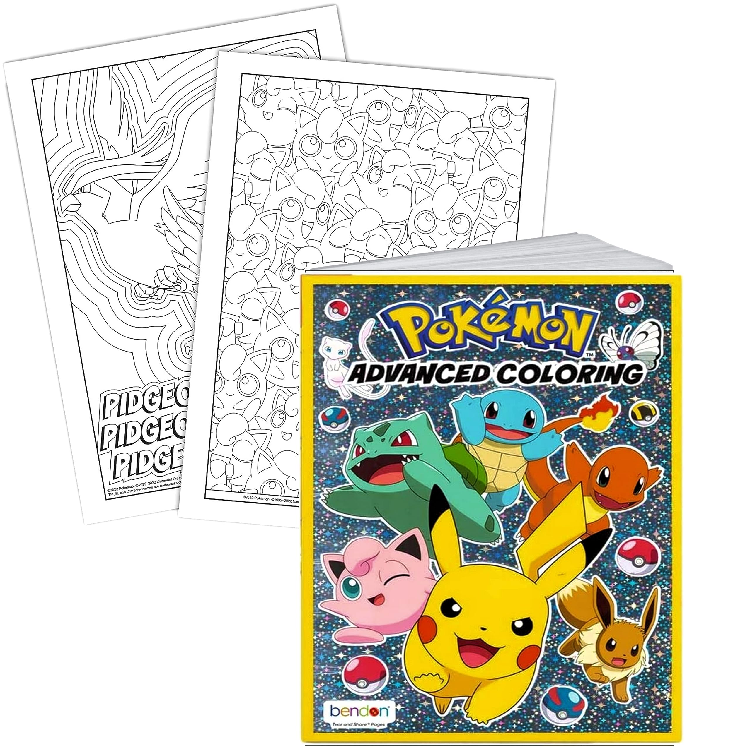 Foto 8 pulgar | Set De Actividades Bendon Pokémon Advanced Para Colorear Con Pegatinas - Venta Internacional.