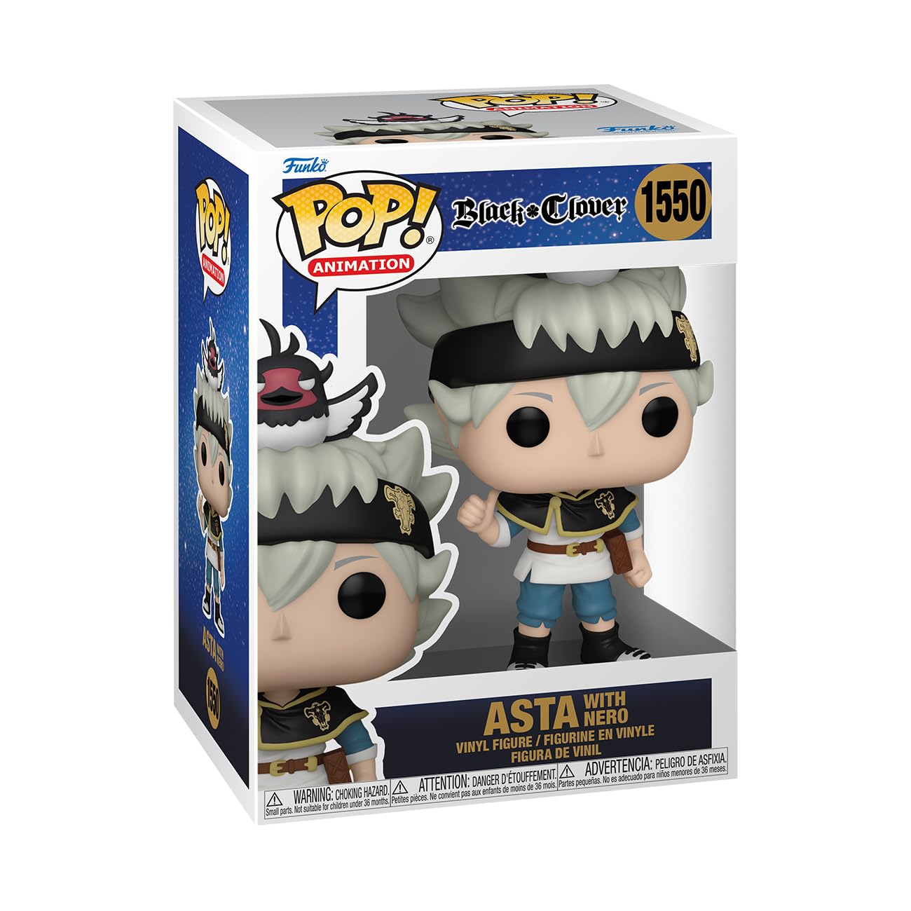 Foto 2 pulgar | Figura Funko Pop! Animación Black Clover Asta Con Nero - Venta Internacional.