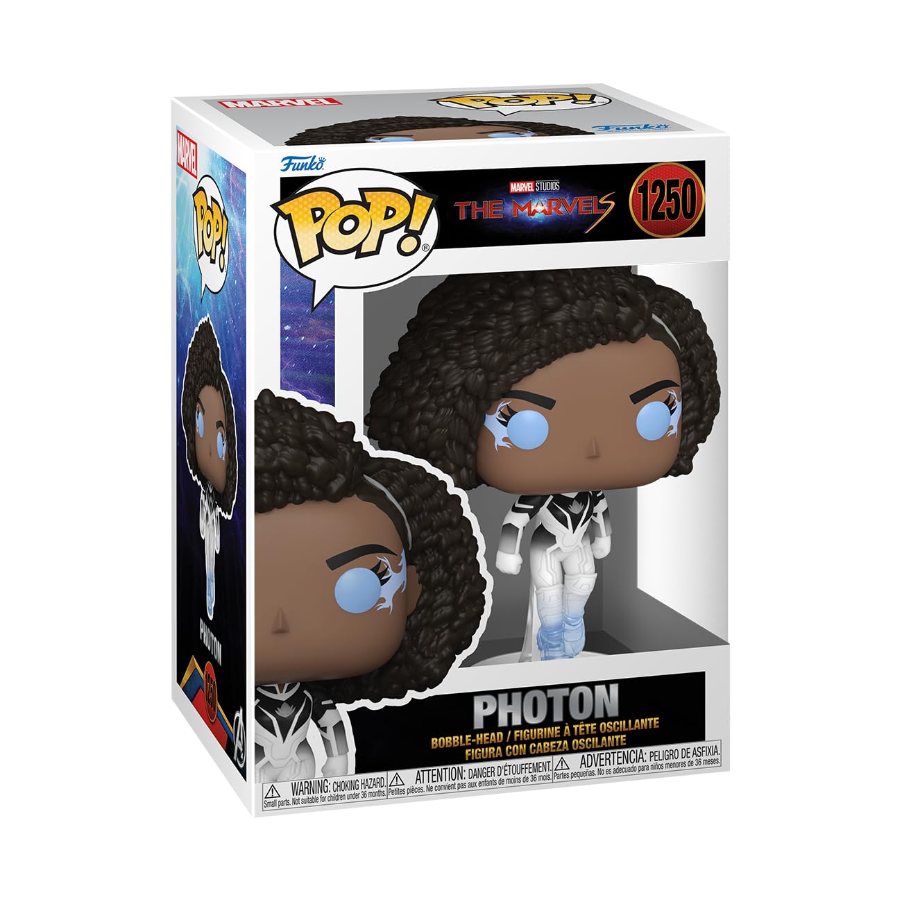 Foto 1 | ¡funko Pop! Películas: The Marvels Photon Monica Rambeau, 12 Cm - Venta Internacional.