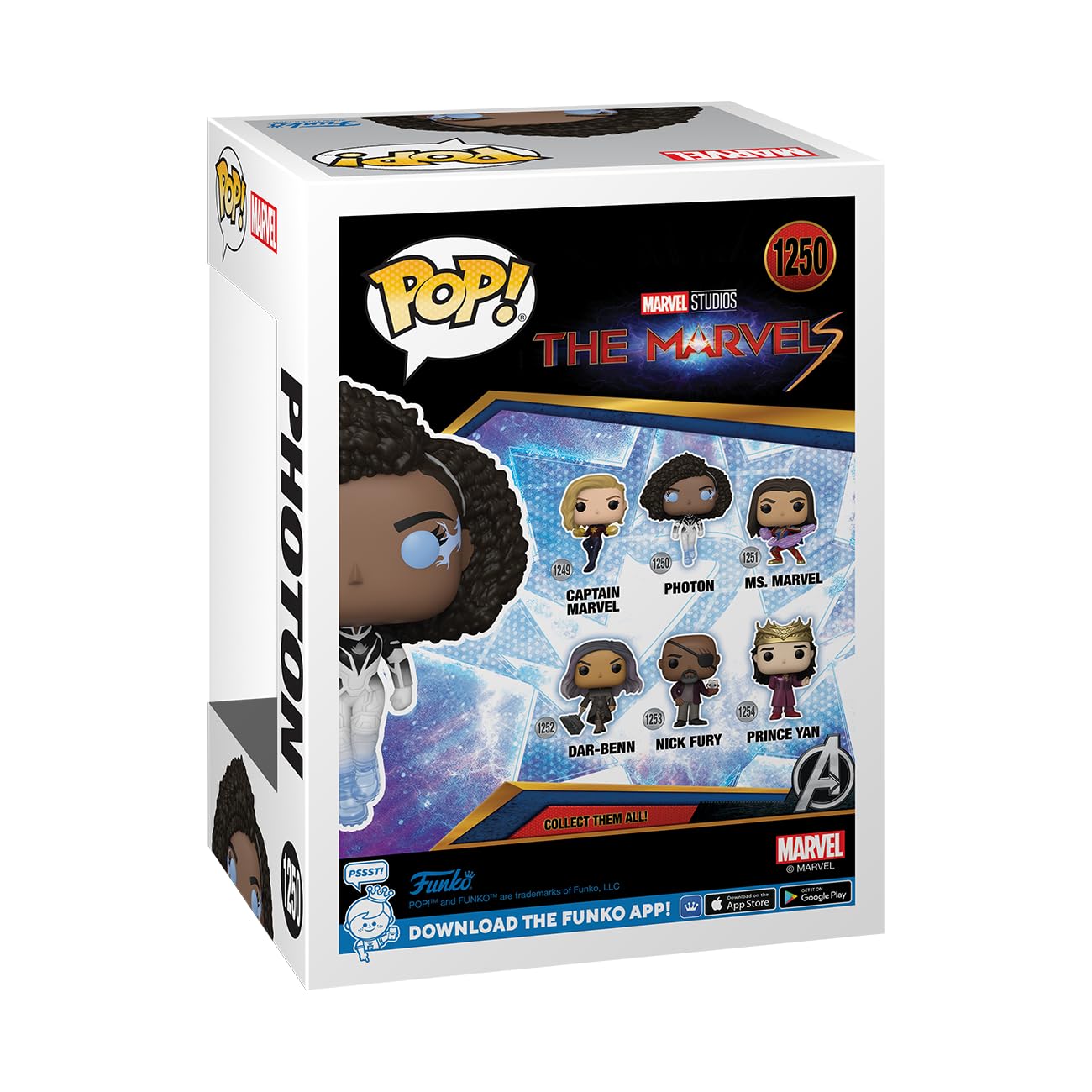 Foto 3 | ¡funko Pop! Películas: The Marvels Photon Monica Rambeau, 12 Cm - Venta Internacional.