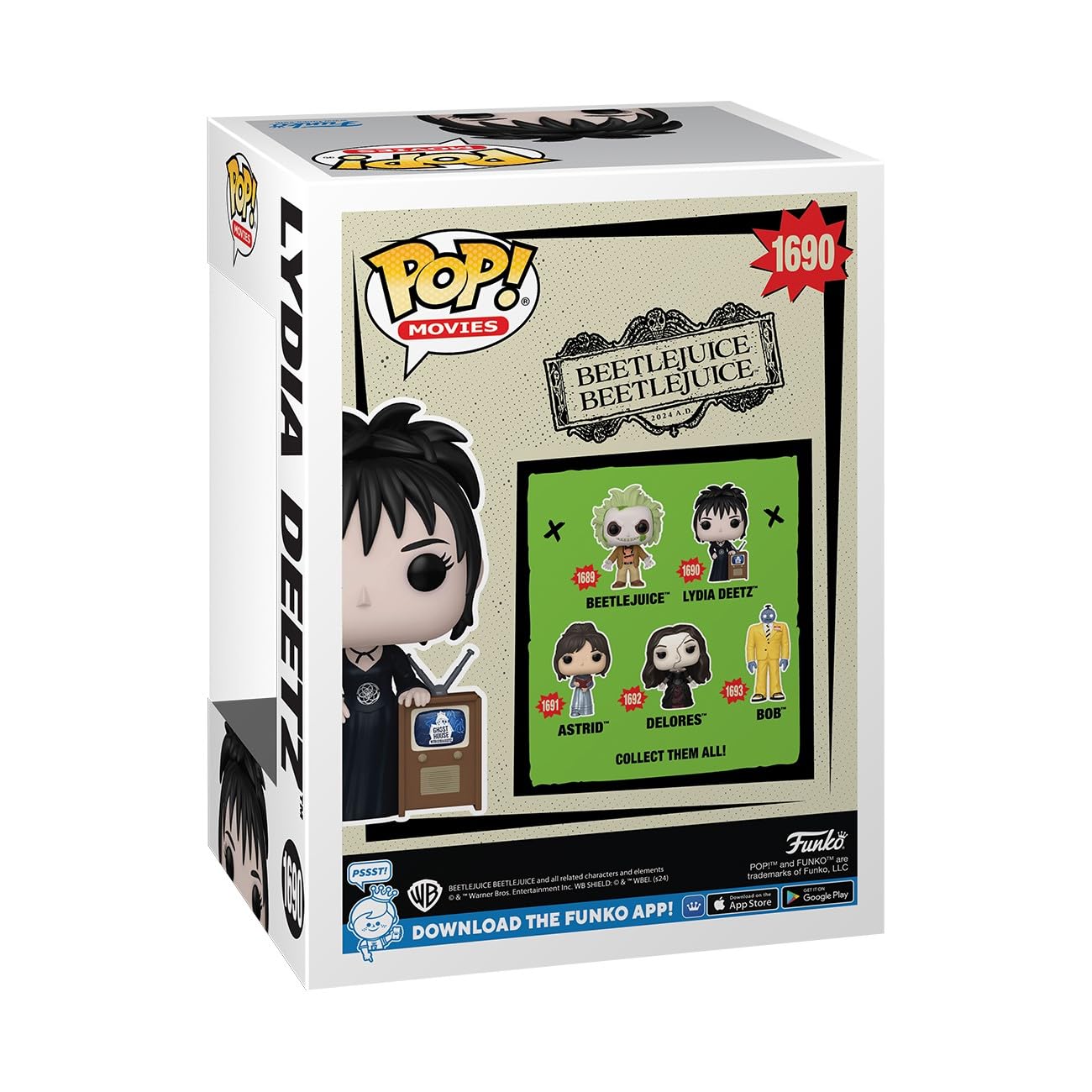 Foto 3 | Figura De Acción Funko Pop! Películas: Beetlejuice, Lydia Deetz - Venta Internacional.