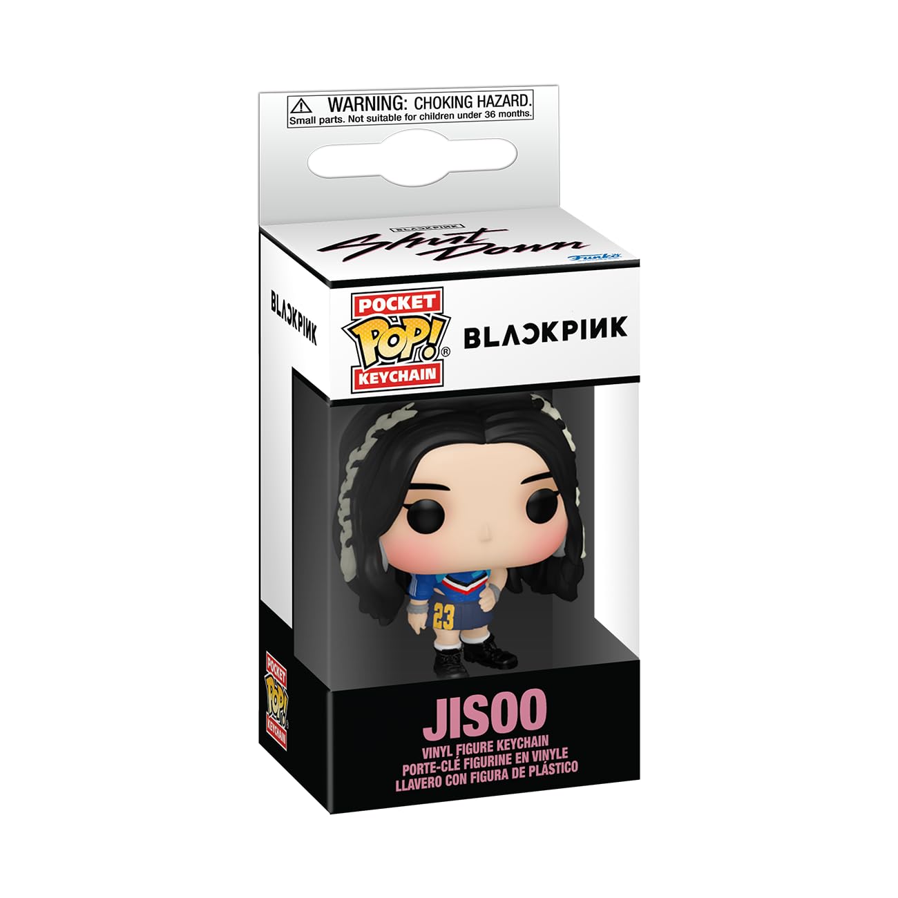 Foto 3 pulgar | Llavero Funko Pop! Jisoo Negro/rosa - Venta Internacional.