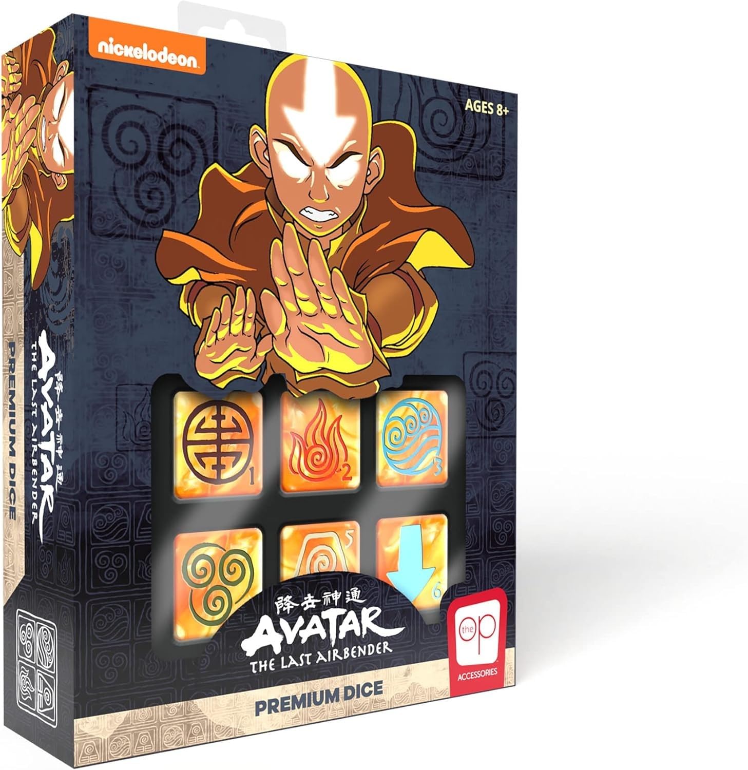 Foto 3 pulgar | Set De Dados Usaopoly Avatar The Last Airbender Con Funda De Hojalata - Venta Internacional.