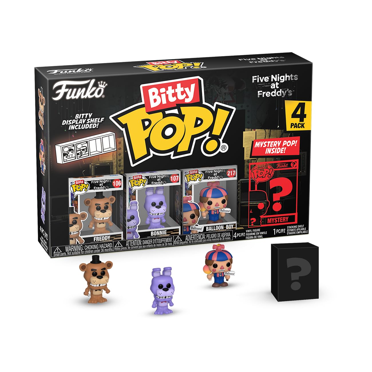 Foto 2 pulgar | Paquete De 4 Minijuguetes Coleccionables Funko Bitty Pop! ¡cinco Noches - Venta Internacional.