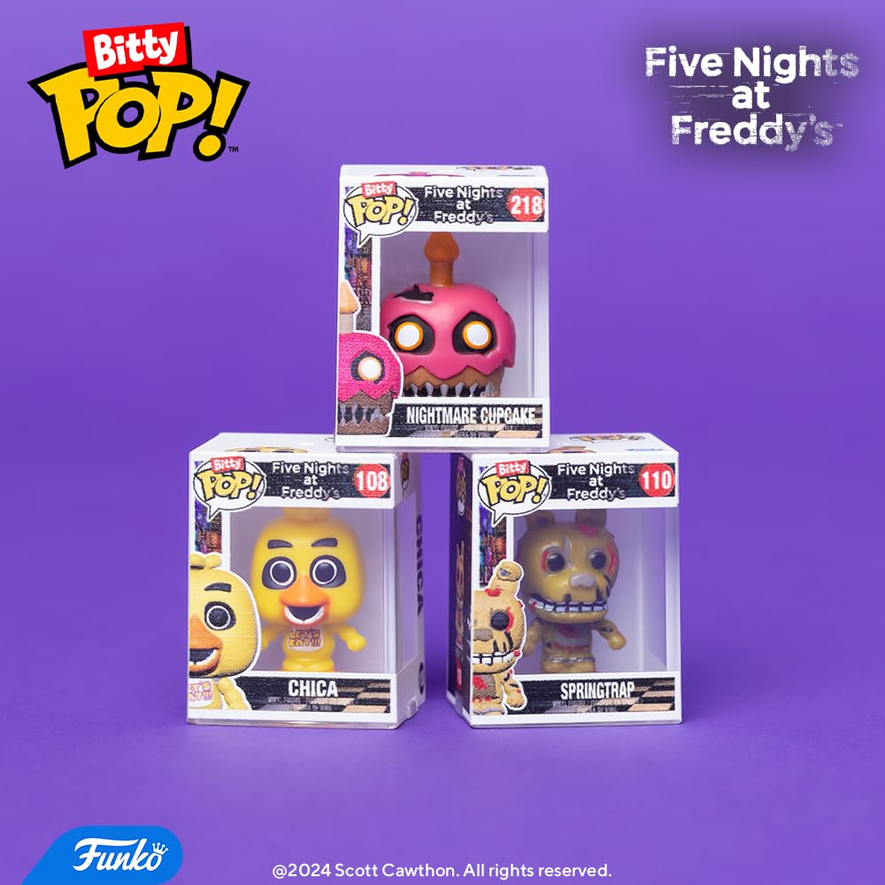 Foto 7 pulgar | Paquete De 4 Minijuguetes Coleccionables Funko Bitty Pop! ¡cinco Noches - Venta Internacional.