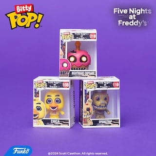 Foto 6 | Paquete De 4 Minijuguetes Coleccionables Funko Bitty Pop! ¡cinco Noches - Venta Internacional.