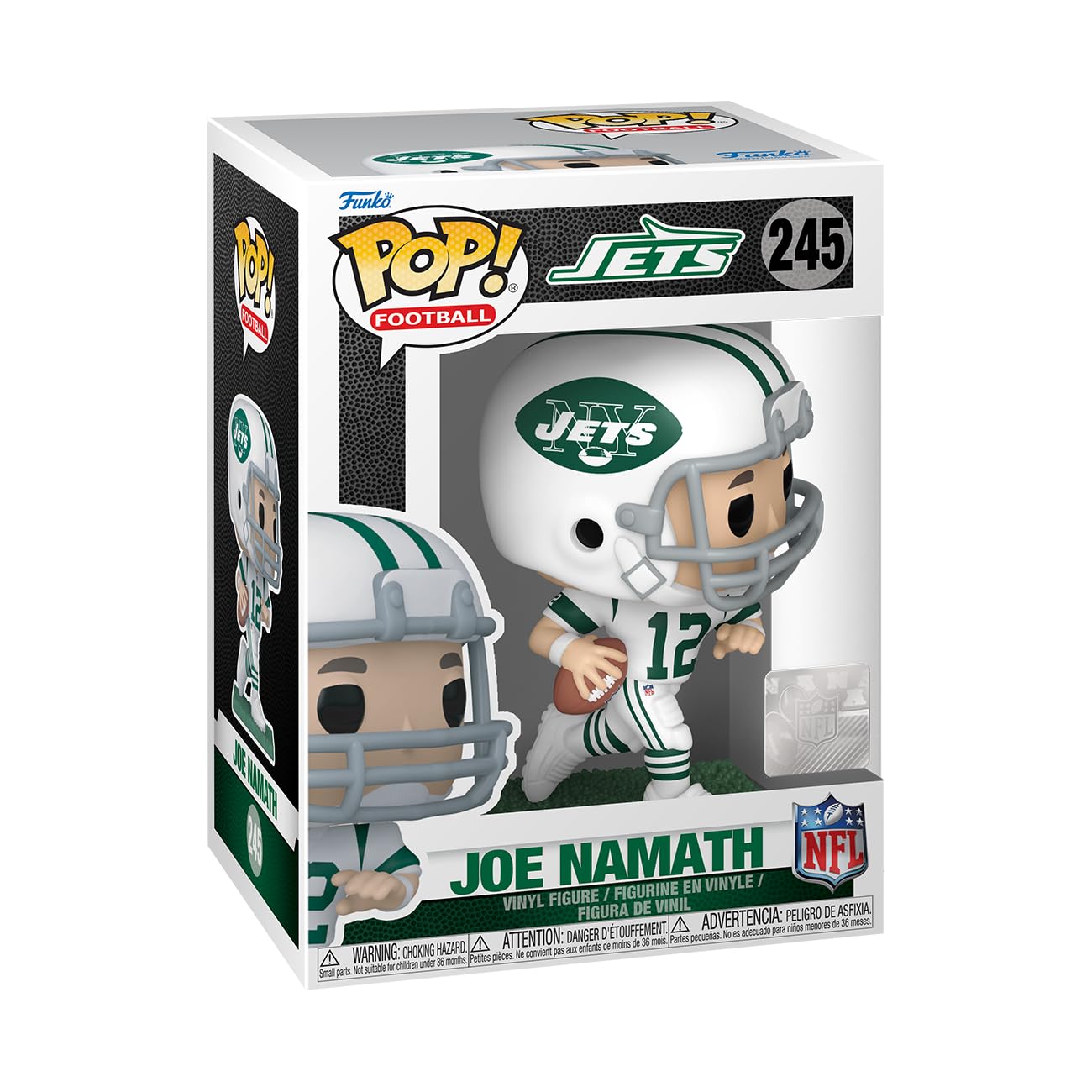 Foto 2 pulgar | Figura De Acción Funko Pop! Joe Namath Jets, Leyenda De La Nfl, 10 Cm - Venta Internacional.