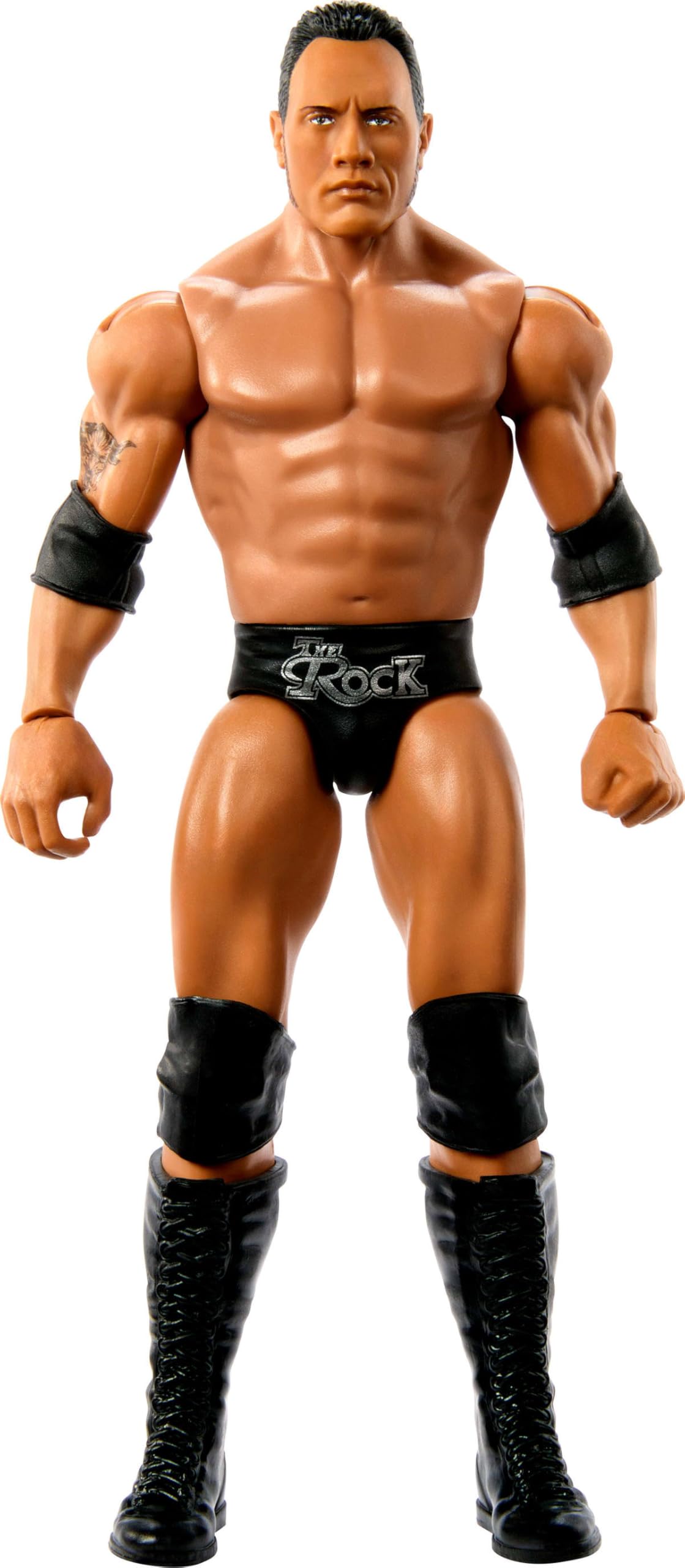 Foto 4 | Figura De Acción Mattel Wwe The Rock De 15 Cm Con 10 Articulaciones - Venta Internacional.