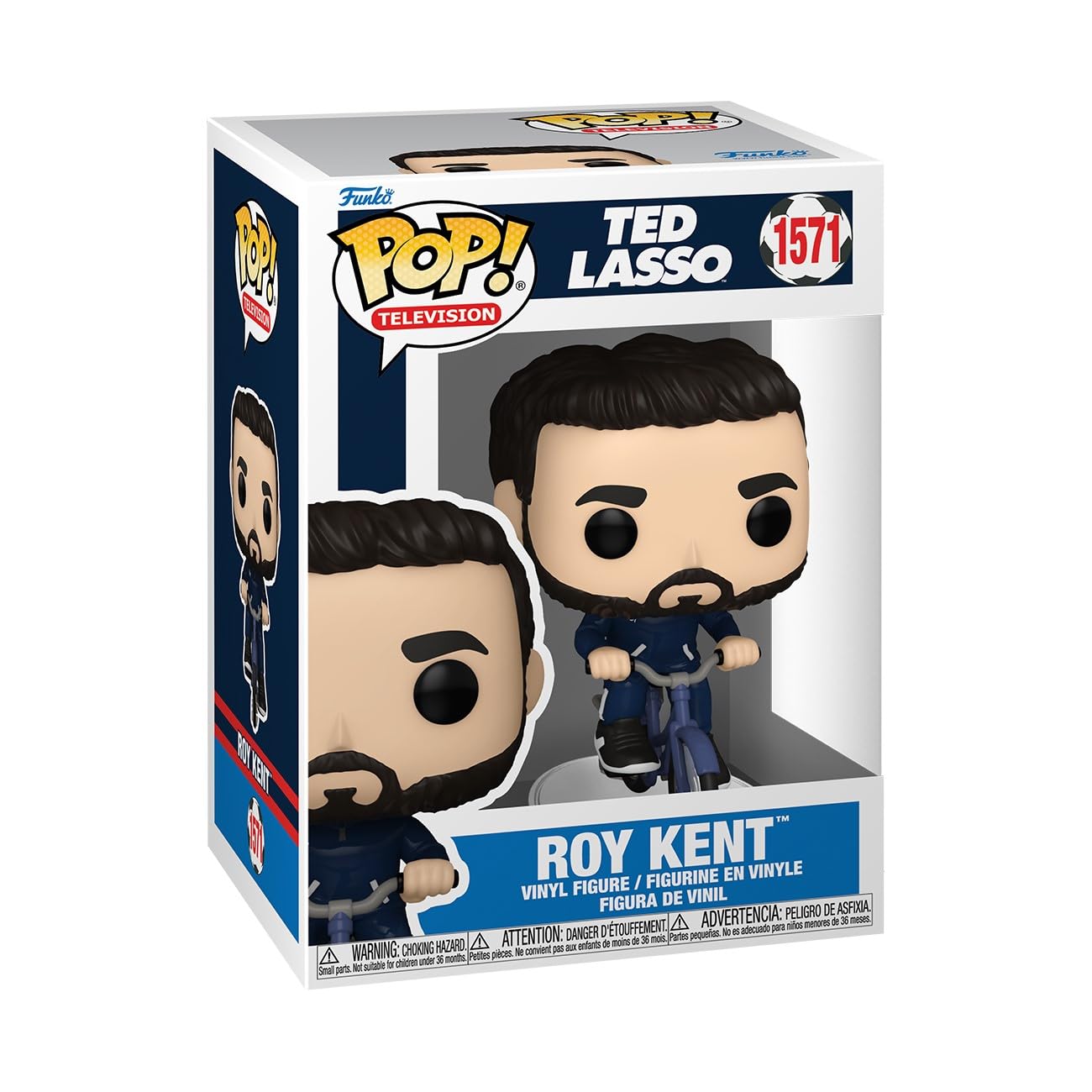 Foto 1 | ¡funko Pop! Tv: Figura De Vinilo De Ted Lasso Roy Kent, 10 Cm - Venta Internacional.