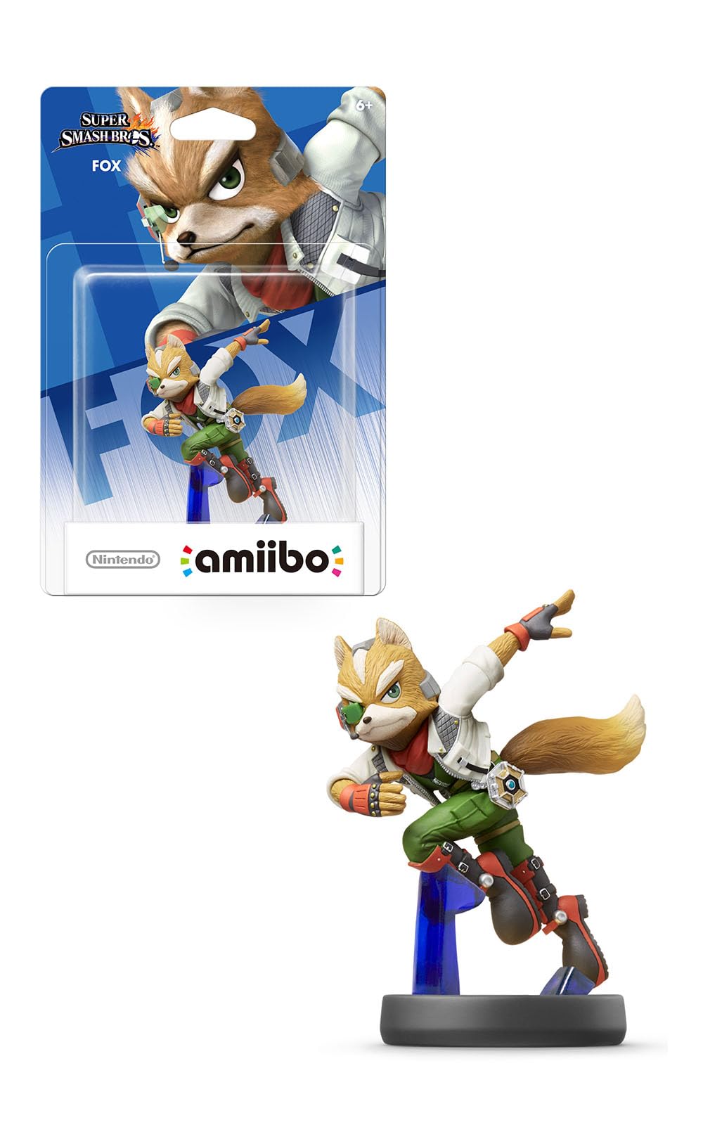 Foto 2 pulgar | Amiibo Fox Nintendo Super Smash Bros Para Wii U - Venta Internacional.