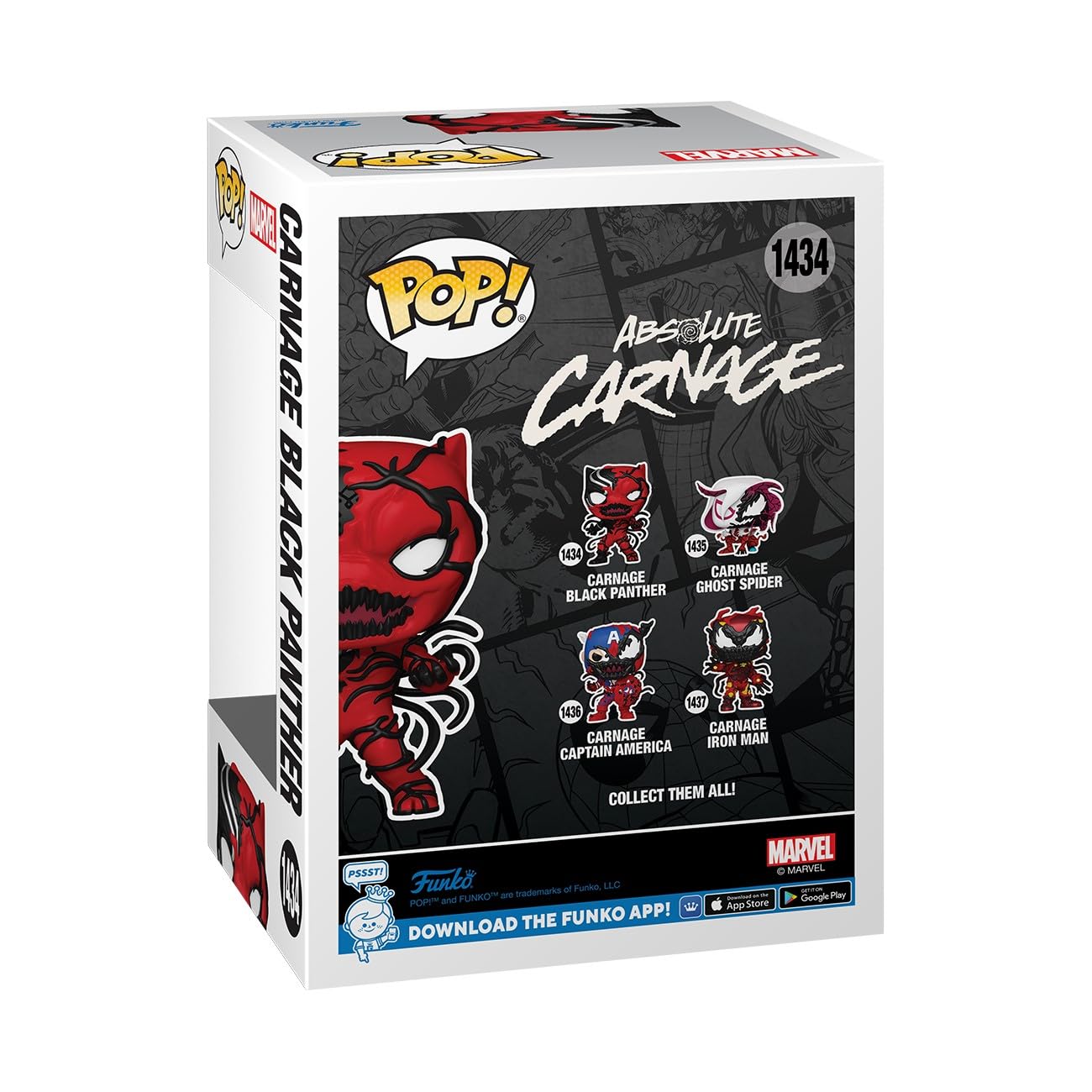 Foto 3 | Figura De Acción Funko Pop! ¡pantera Negra Carniceada Por Marvel! - Venta Internacional.