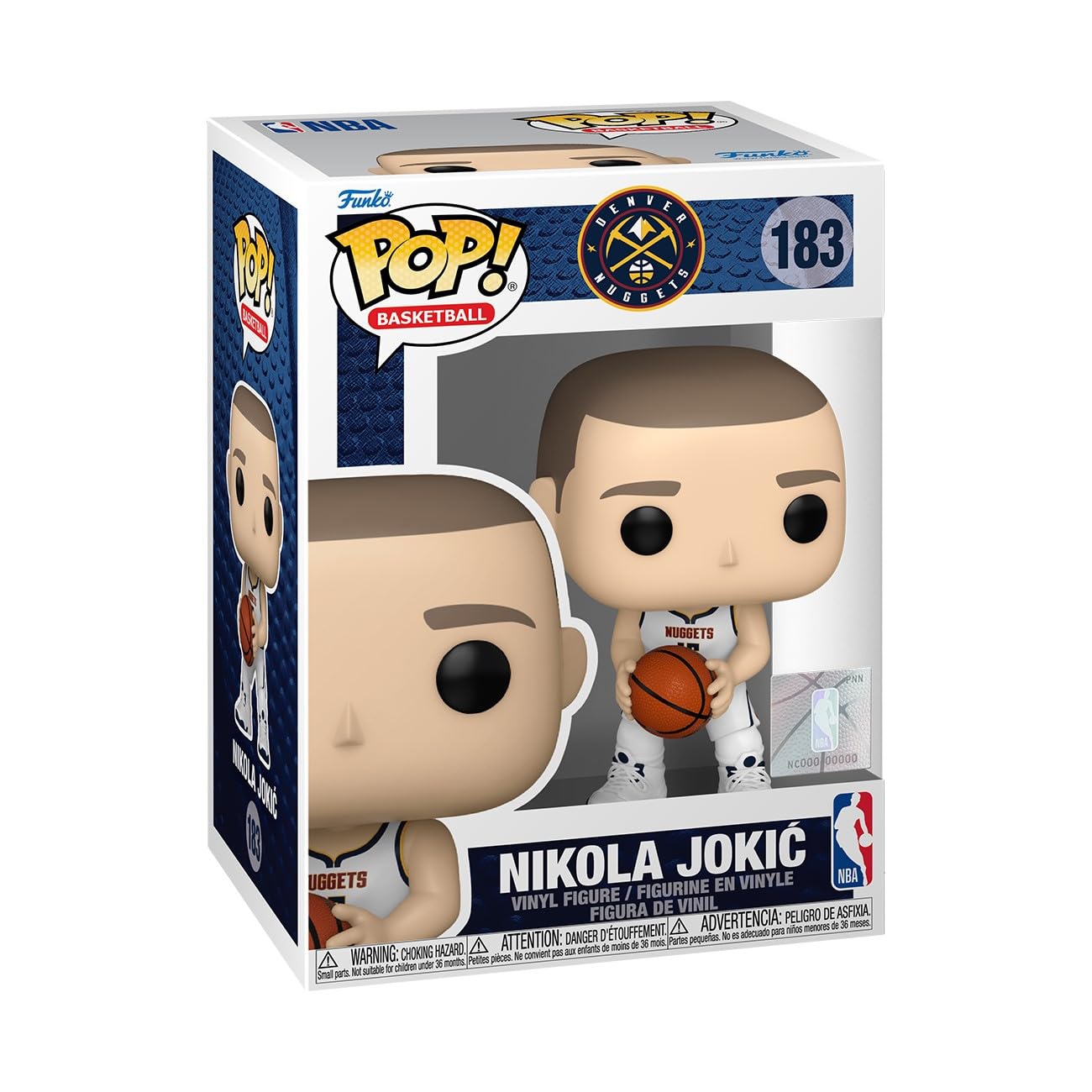 Foto 2 pulgar | Figura De Acción Funko Pop! Nikola Jokić De Los Denver Nuggets De La Nba - Venta Internacional.