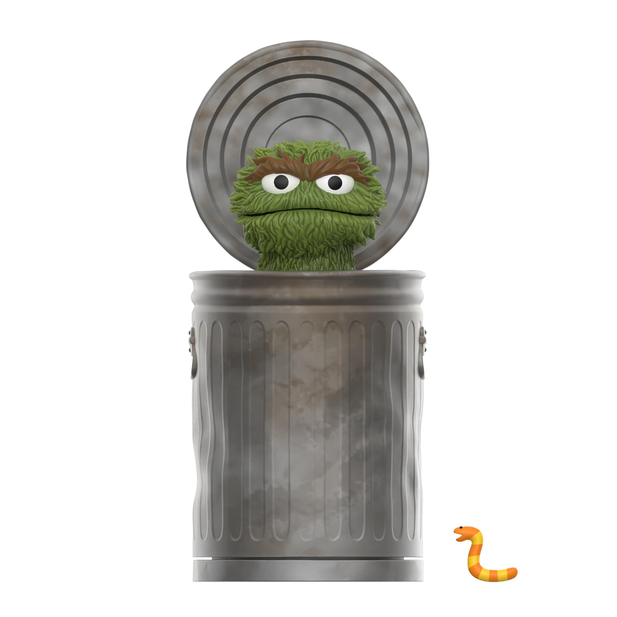 Foto 2 | Figura De Acción Super7 Sesame Street Reaction Oscar The Grouch - Venta Internacional.