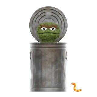 Foto 2 | Figura De Acción Super7 Sesame Street Reaction Oscar The Grouch - Venta Internacional.