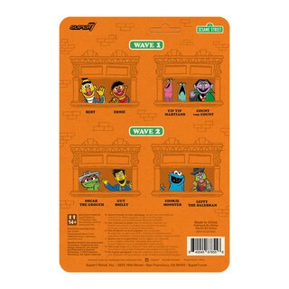 Foto 3 | Figura De Acción Super7 Sesame Street Reaction Oscar The Grouch - Venta Internacional.