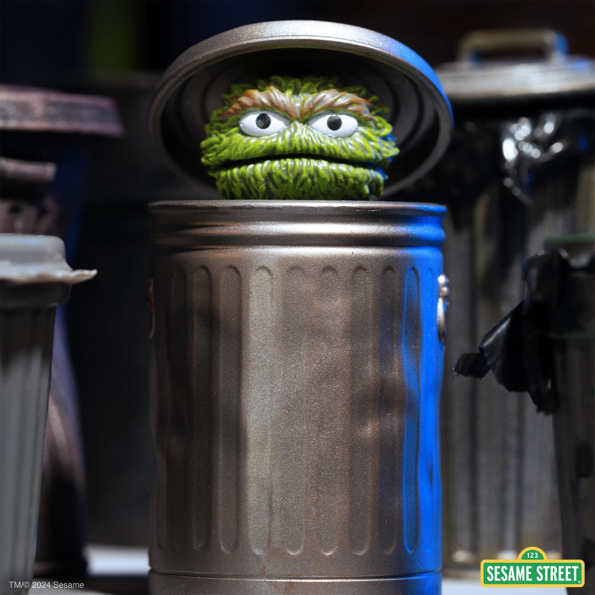 Foto 5 pulgar | Figura De Acción Super7 Sesame Street Reaction Oscar The Grouch - Venta Internacional.