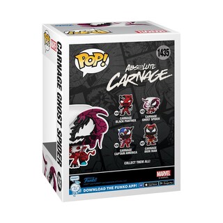 Foto 3 | Figura De Acción Funko Pop! ¡araña Fantasma Carnagizada Por Marvel! - Venta Internacional.