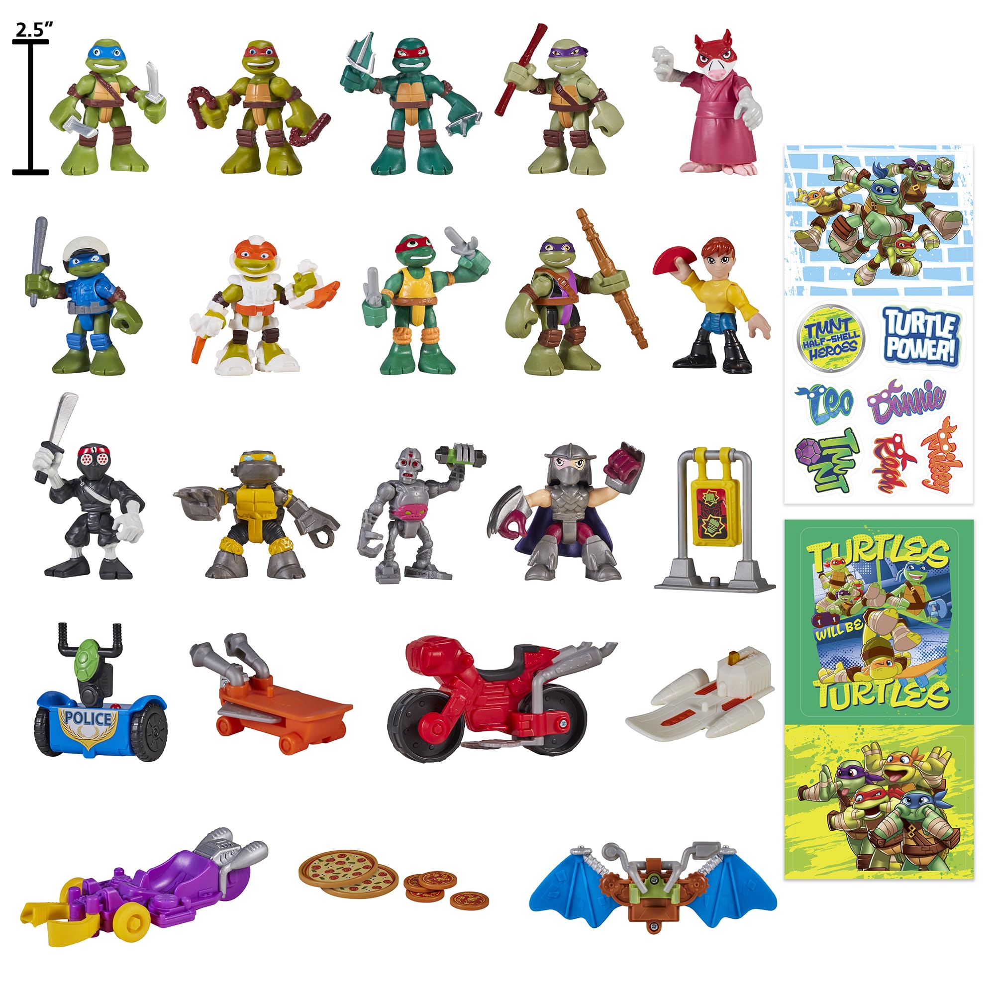 Foto 2 | Calendario De Cuenta Regresiva Para Las Fiestas Teenage Mutant Ninja Turtles - Venta Internacional.