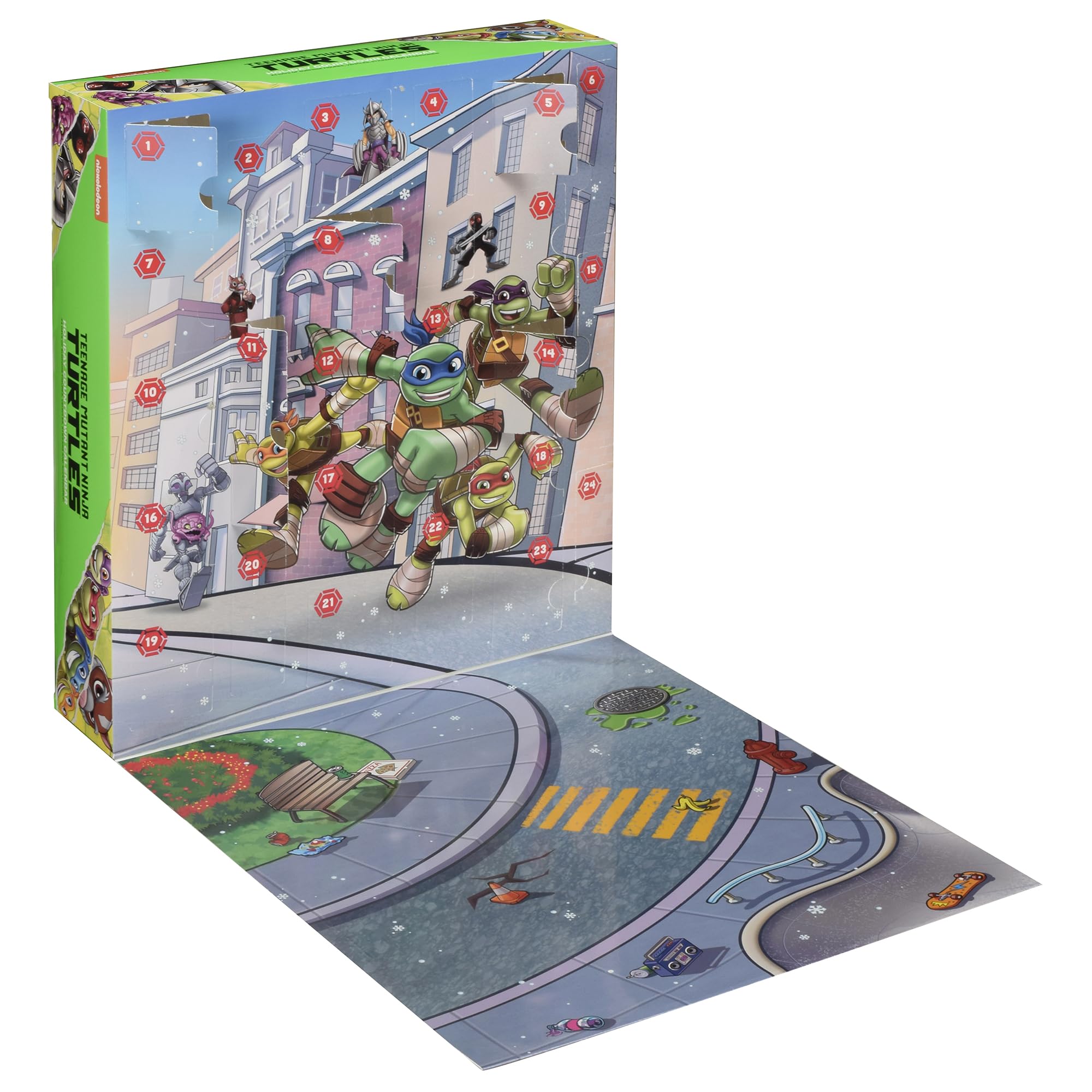 Foto 6 | Calendario De Cuenta Regresiva Para Las Fiestas Teenage Mutant Ninja Turtles - Venta Internacional.