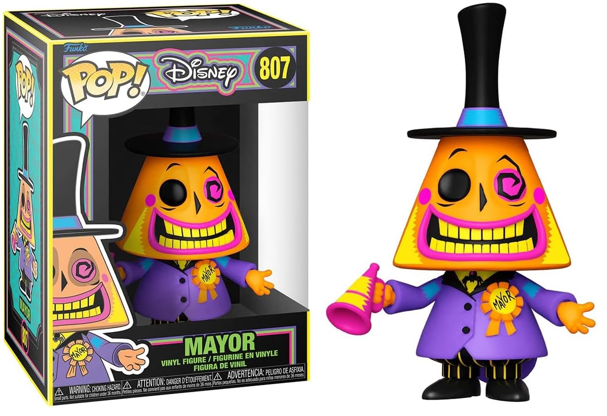 Foto 2 pulgar | Figura Funko Pop! Disney: Pesadilla Antes De Navidad, Alcalde - Venta Internacional.