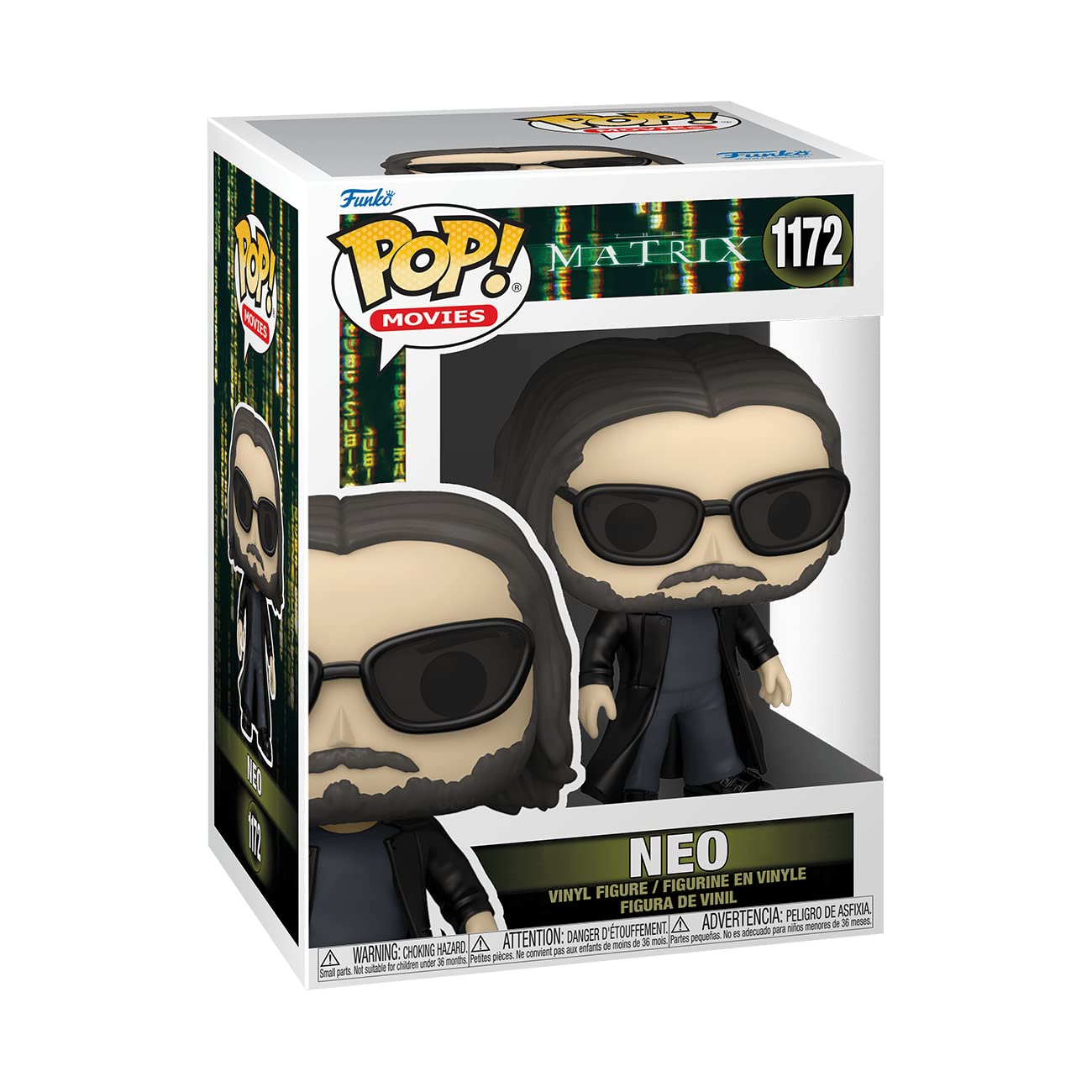 Foto 2 | ¡papá! Figura De Vinilo Funko The Matrix Resurrections Neo - Venta Internacional.