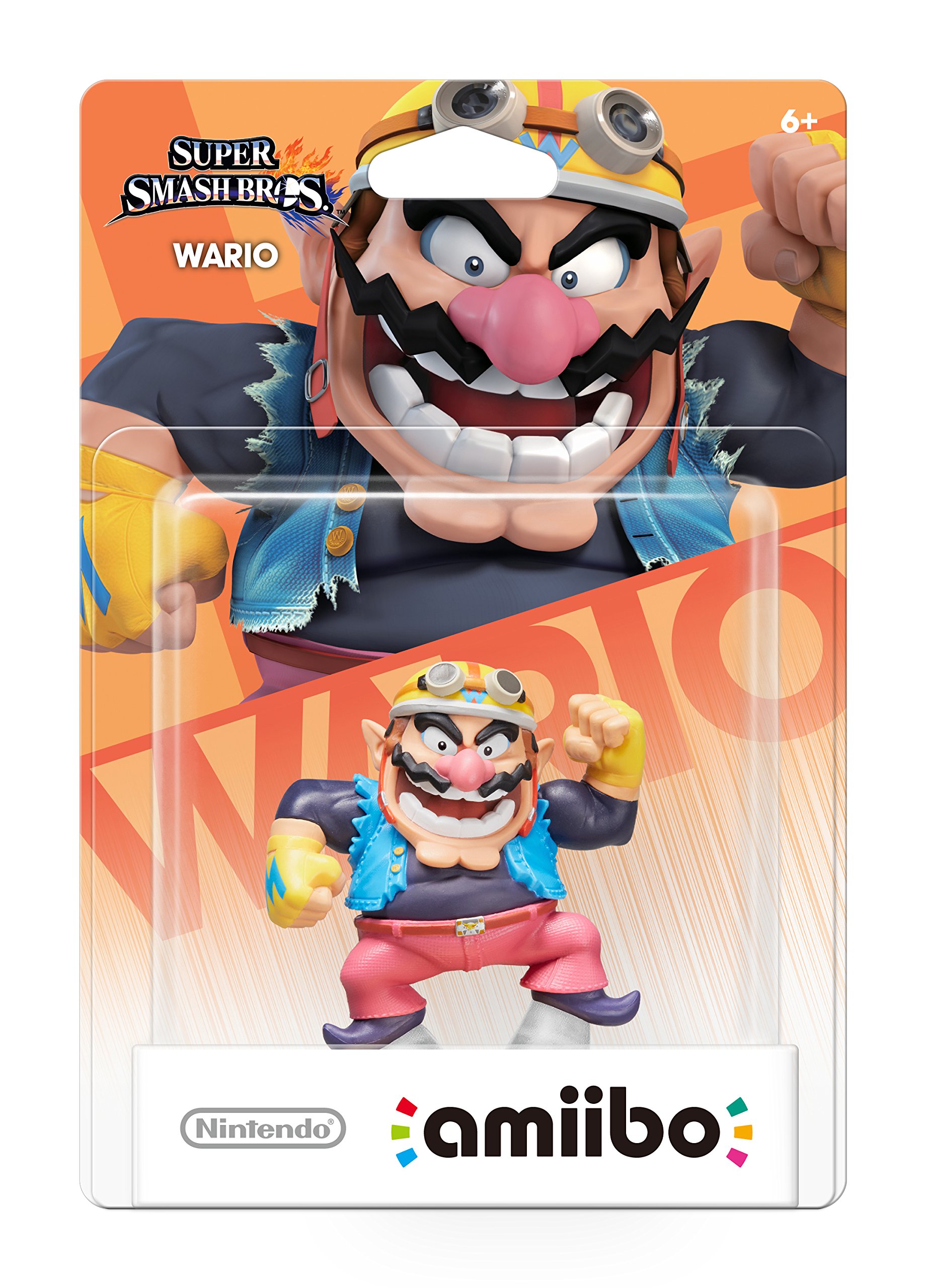 Foto 3 pulgar | Figura Serie Nintendo Wario Amiibo Super Smash Bros - Venta Internacional.