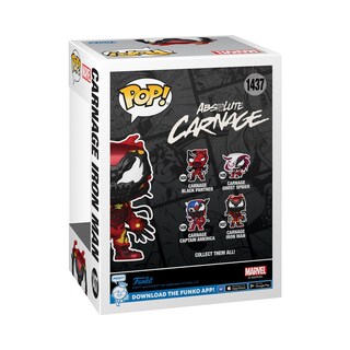 Foto 3 | Figura De Acción Funko Pop! Iron Man De Marvel Carnageizó, 10 Cm - Venta Internacional.