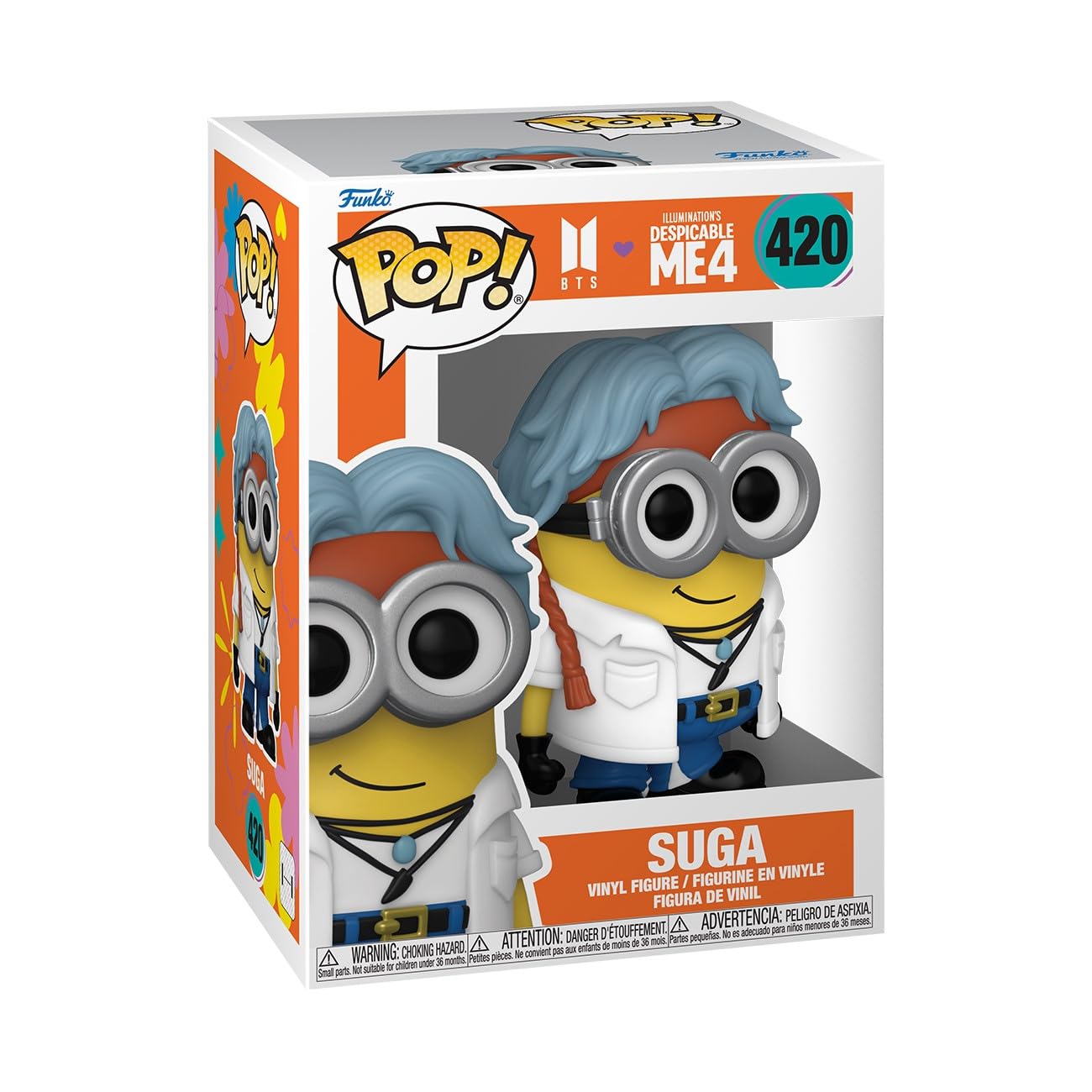 Foto 2 pulgar | Figura De Vinilo Funko Pop! Rocks Minions X Bts Suga 10,3 Cm - Venta Internacional.