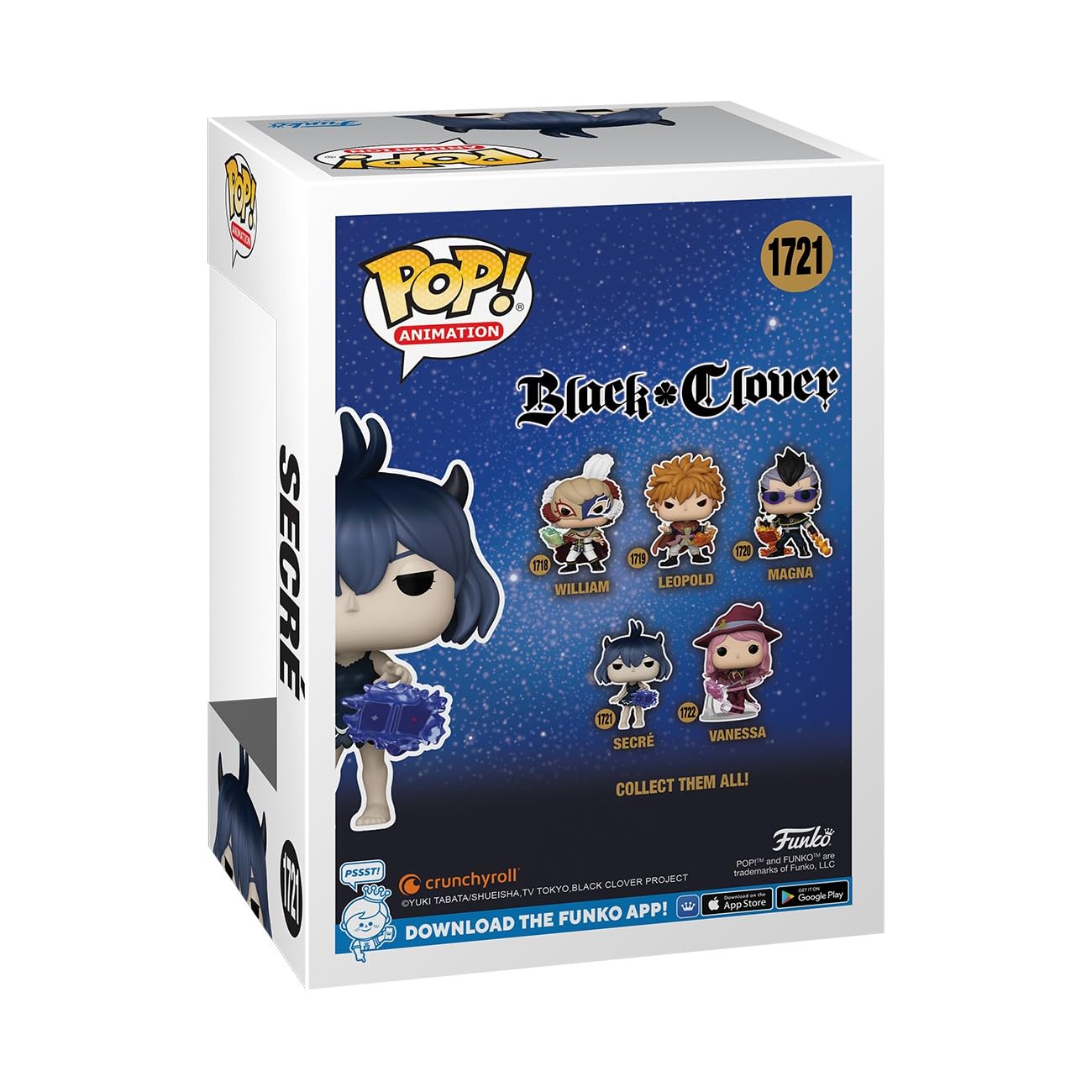 Foto 4 pulgar | Figura De Vinilo Funko Pop Animation Black Clover Secré - Venta Internacional.