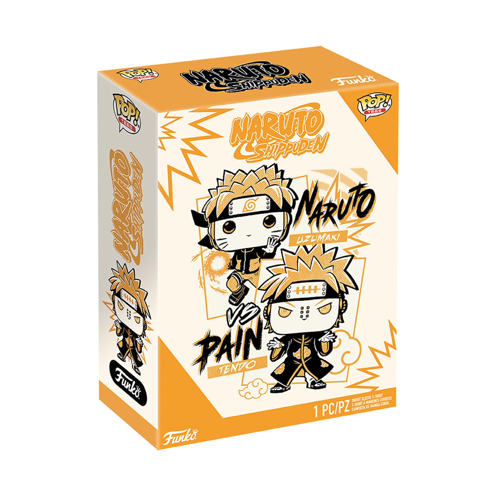 Foto 3 pulgar | Camiseta Funko Pop! Naruto Naruto Uzumaki Contra Pain Tendo 3xl - Venta Internacional.