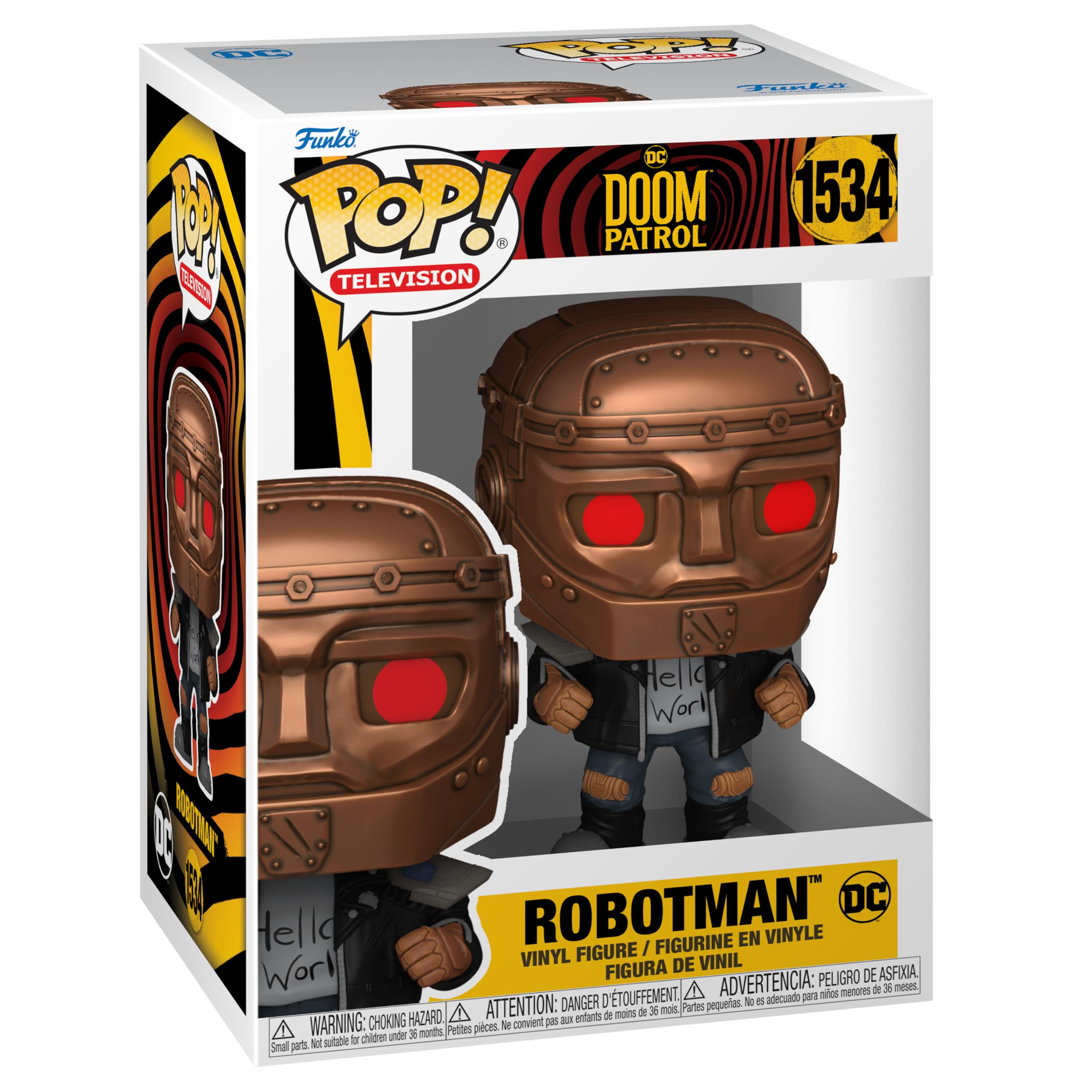 Foto 1 | Figura De Acción Funko Pop! Tv Dc Doom Patrol Robotman, 9,8 Cm - Venta Internacional.