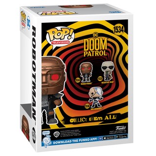 Foto 3 | Figura De Acción Funko Pop! Tv Dc Doom Patrol Robotman, 9,8 Cm - Venta Internacional.