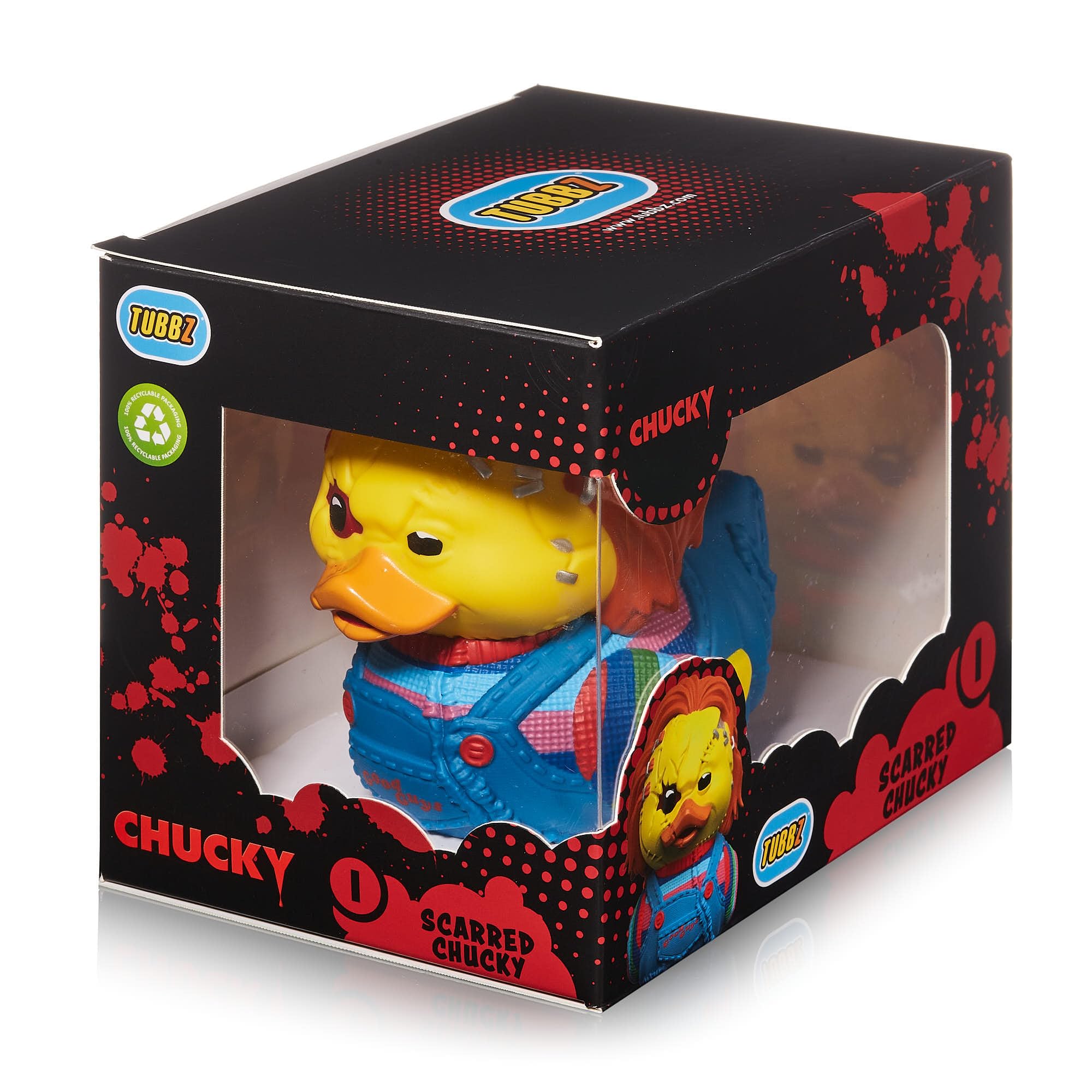 Foto 3 pulgar | Figura Coleccionable De Vinilo Con Forma De Pato De Goma Tubbz Con Cicatrices De Chucky - Venta Internacional.