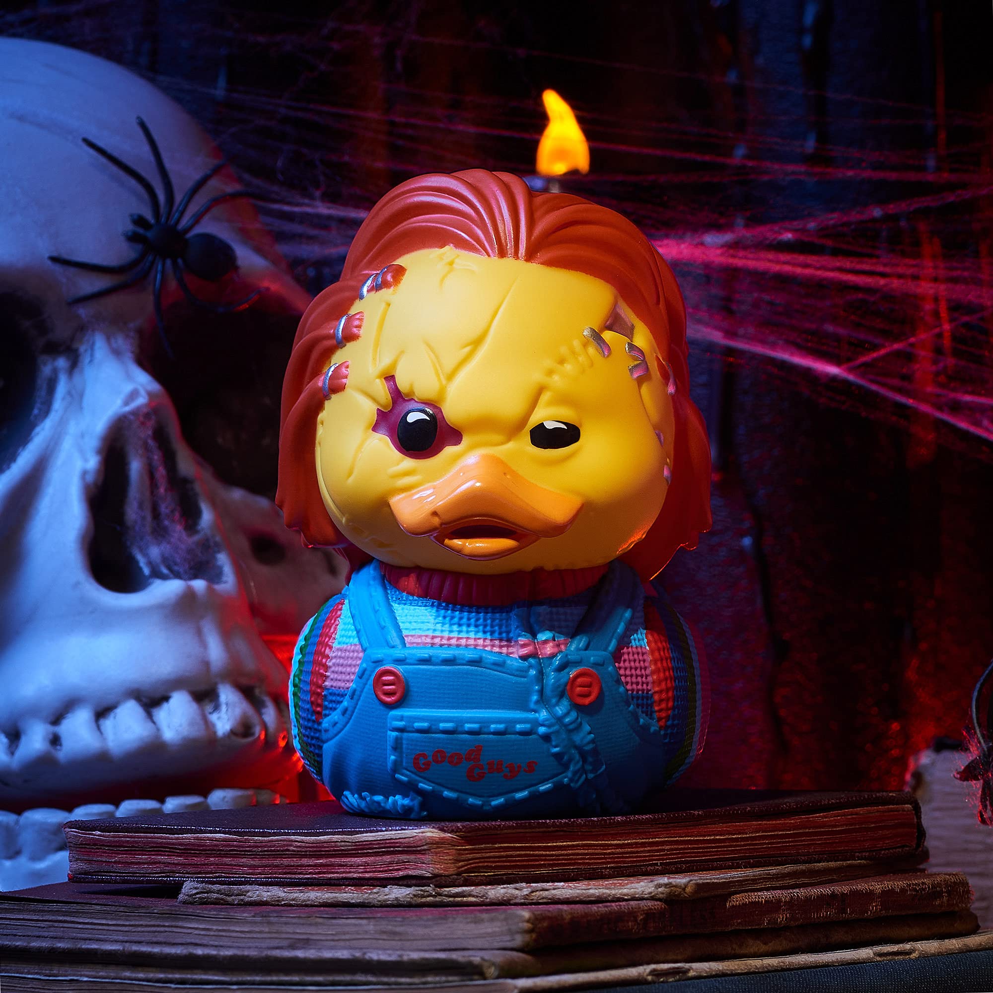 Foto 4 pulgar | Figura Coleccionable De Vinilo Con Forma De Pato De Goma Tubbz Con Cicatrices De Chucky - Venta Internacional.