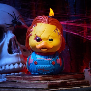 Foto 3 | Figura Coleccionable De Vinilo Con Forma De Pato De Goma Tubbz Con Cicatrices De Chucky - Venta Internacional.