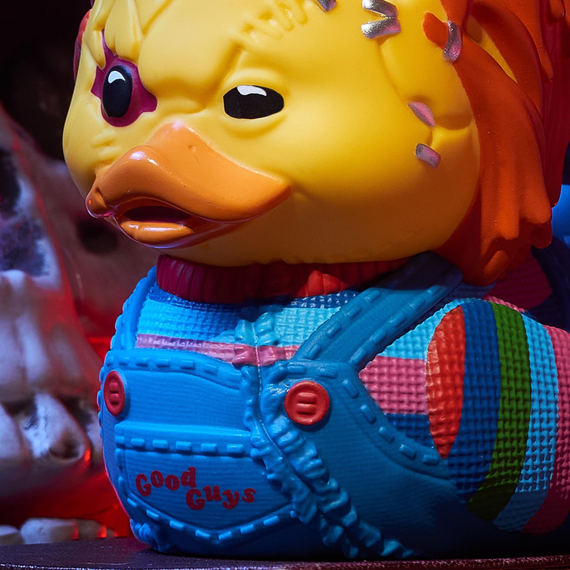Foto 5 pulgar | Figura Coleccionable De Vinilo Con Forma De Pato De Goma Tubbz Con Cicatrices De Chucky - Venta Internacional.