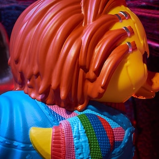 Foto 5 | Figura Coleccionable De Vinilo Con Forma De Pato De Goma Tubbz Con Cicatrices De Chucky - Venta Internacional.