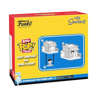 Foto 3 | Funko Pop! De Colección Bitty Town: Los Simpson - Bart Simpson - Venta Internacional.
