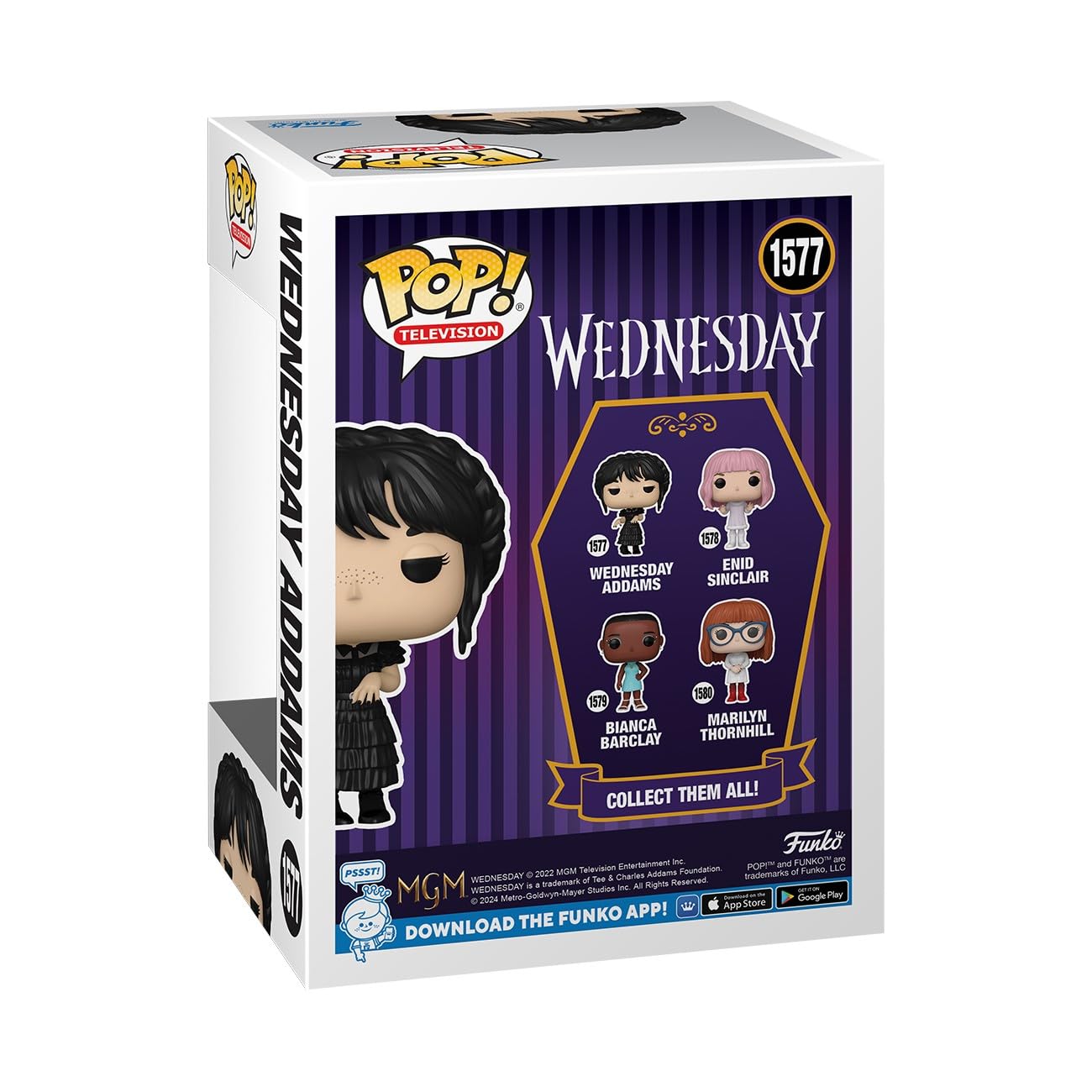 Foto 3 | Figura De Acción Funko Pop! Tv Wednesday Addams Rave'n 10 Cm - Venta Internacional.