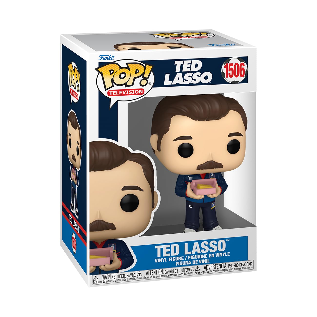 Foto 2 pulgar | ¡funko Pop! Tv: Ted Lasso - Figura De Ted Lasso Con Galletas - Venta Internacional.