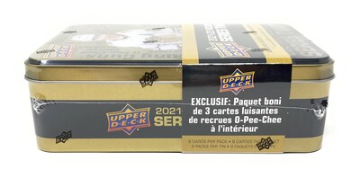 Foto 3 | Hockey Cards Collector's Tin Upper Deck 2021-22 Serie 2 - Venta Internacional.