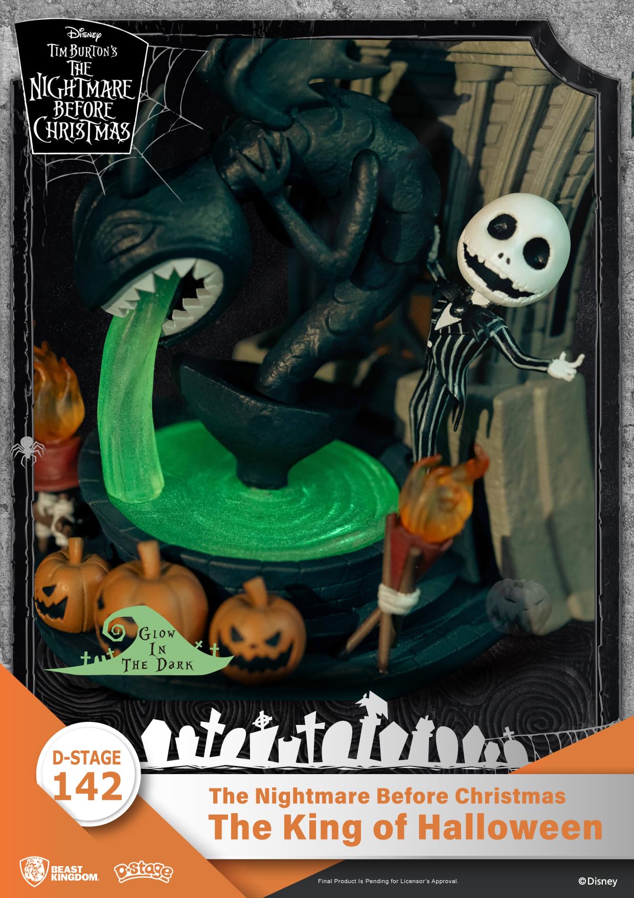 Foto 2 | Statue Beast Kingdom: Pesadilla Antes De Navidad, Jack - Venta Internacional.