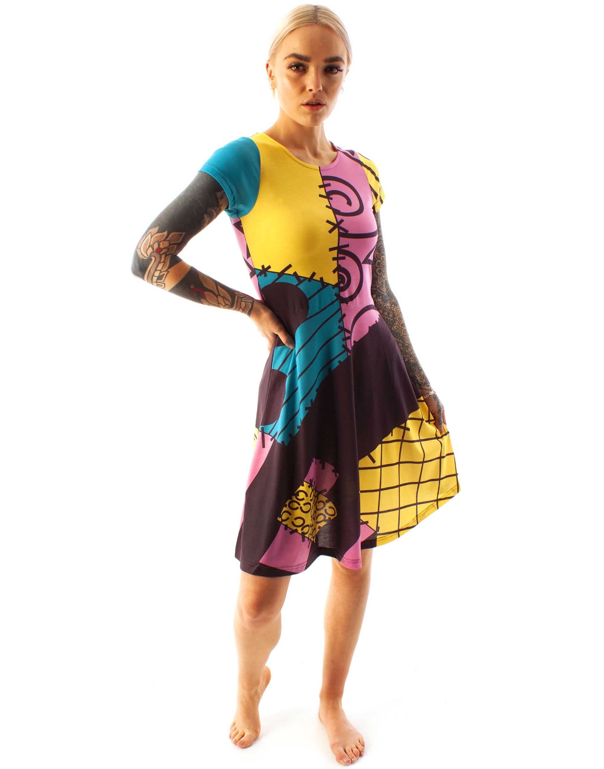 Foto 3 | Disfraz Disney Nightmare Before Christmas Sally Para Mujer - Venta Internacional.