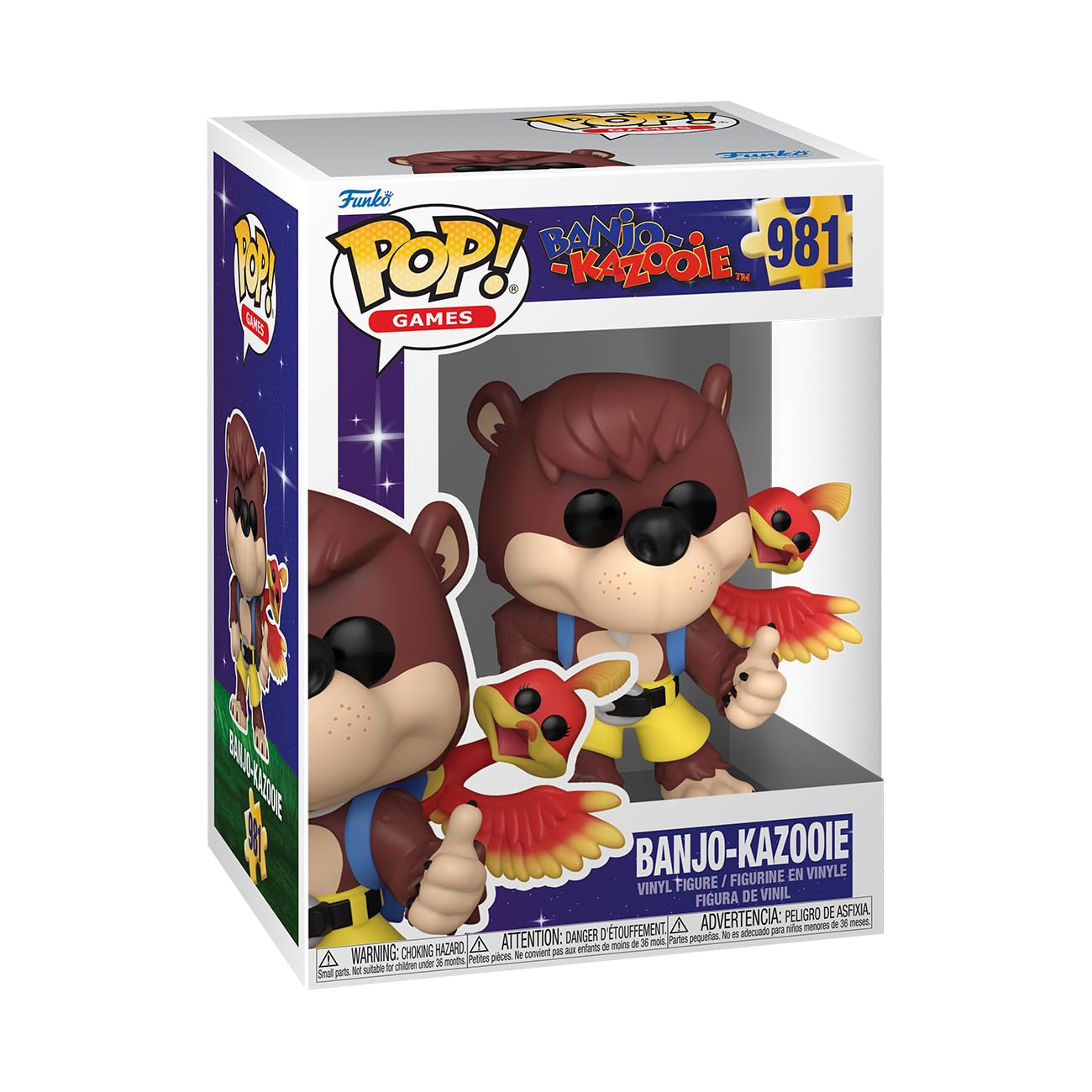 Foto 1 | Figura De Vinilo Funko Pop! Juegos: Banjo, Kazooie, Banjo Y Kazooie - Venta Internacional.