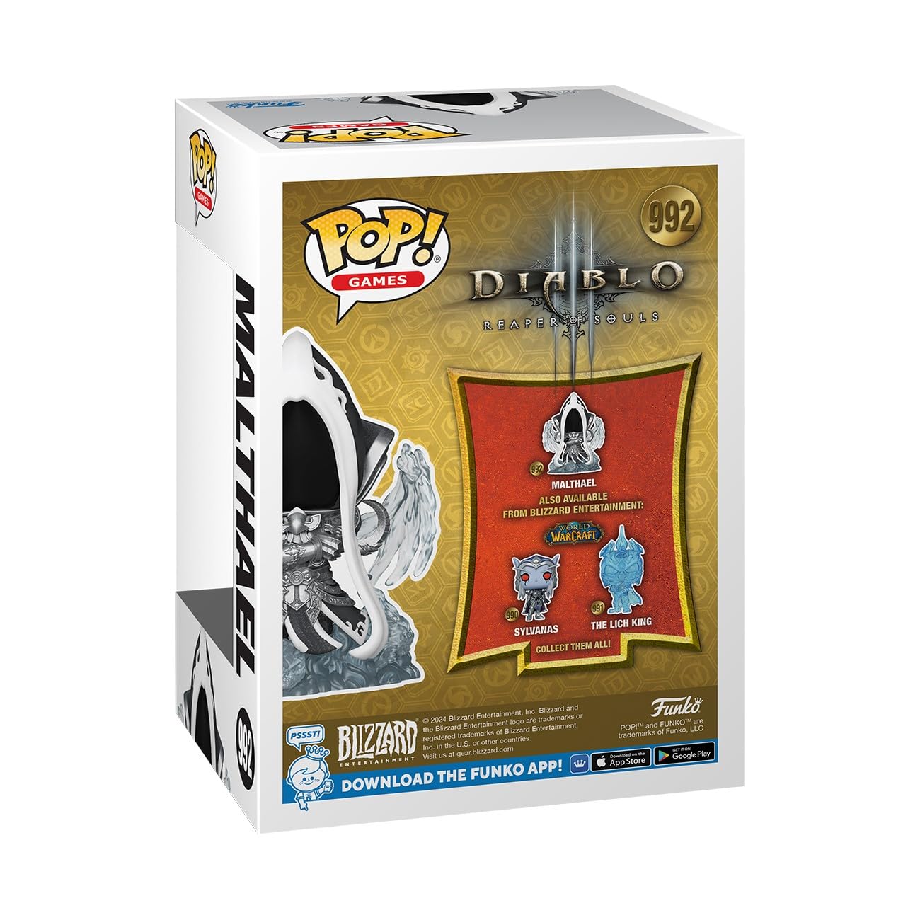 Foto 4 pulgar | Figura De Vinilo Funko Pop! Juegos: Diablo 3, Malthael, 12 Cm - Venta Internacional.