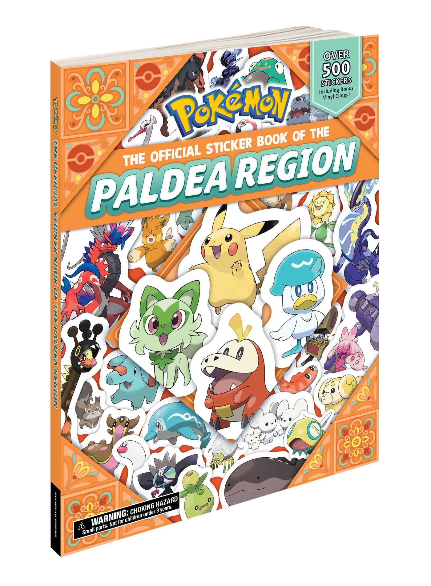 Foto 2 pulgar | Libro De Pegatinas Pokémon: El Oficial De La Región De Paldea - Venta Internacional.