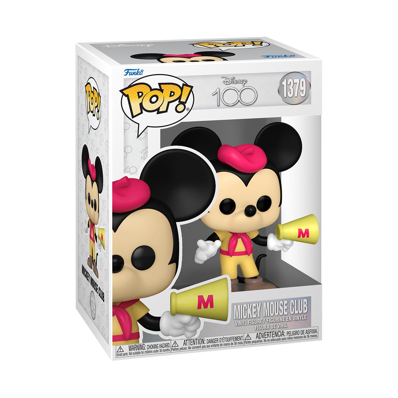 Foto 2 pulgar | Figura De Colección Funko Pop! Disney 100 Mickey Mouse Club - Venta Internacional.