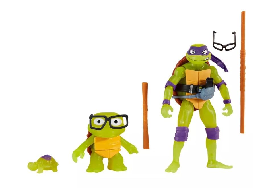 Foto 3 pulgar | Figura De Acción Teenage Mutant Ninja Turtles Donatello 11 Cm - Venta Internacional.